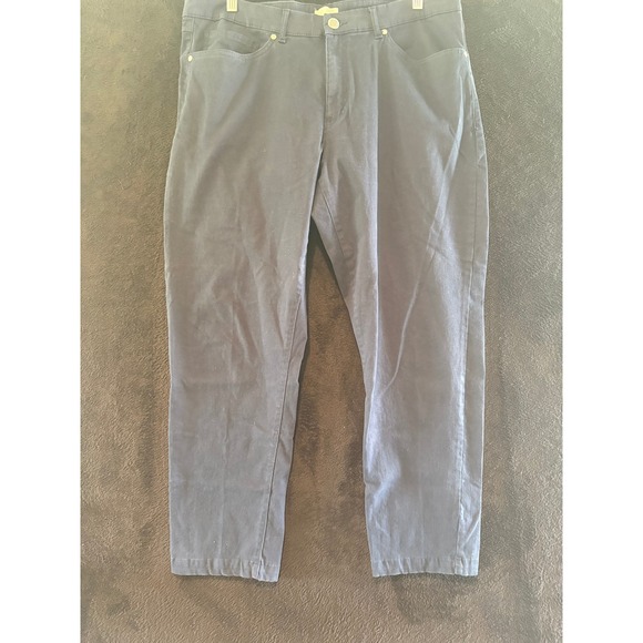 Hickey Freeman Other - Hickey Freeman‎ New York Chinos Pants Casual Straight Leg Blue Mens Sz 36x30